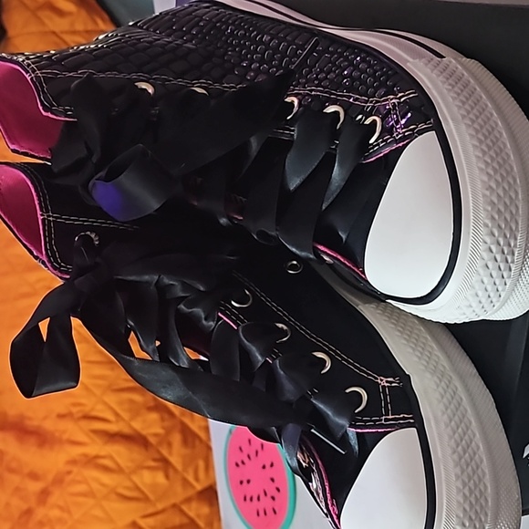 Converse Chuck 70 Hi Black Pink - Picture 3 of 12